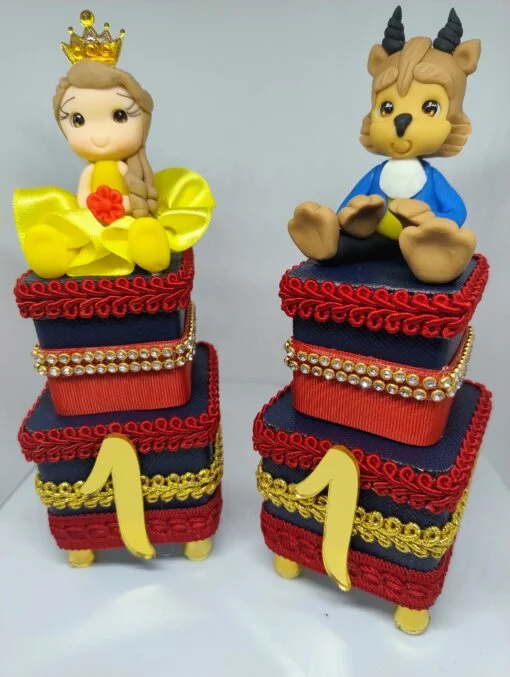 Caixa Acrilica dupla com Biscuit