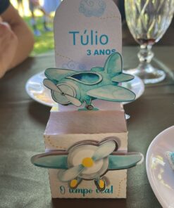 Caixa Cubo Cenário Avião