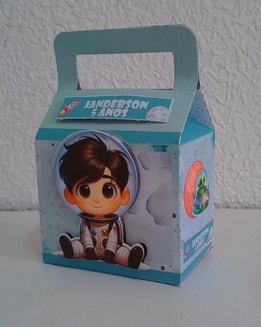 Kit Festa: 20 Lembrancinhas Personalizadas Astronauta Menino - Imagem 5
