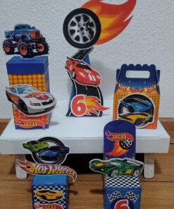 Kit Festa: 20 Lembrancinhas Personalizadas Hot Wheels